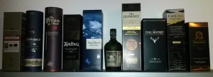 My collections of fine whisky