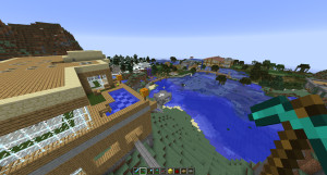 Our valley on the Minecraft Server